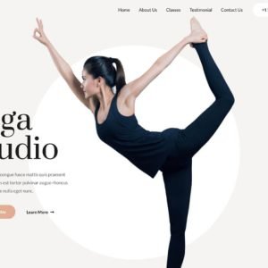 Yoga Studio Template